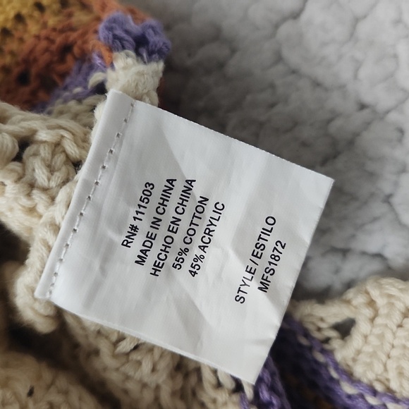 Boho Crochet Crop Top Y2k Blokecore Sexy Flirty Artsy Coquette feminine Beach - Picture 9 of 10